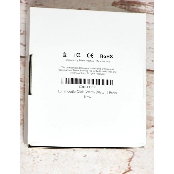 Power Practical Luminoodle Click Stick Anywhere Warm White Lighting - 1 Pack - Picture 2 of 8